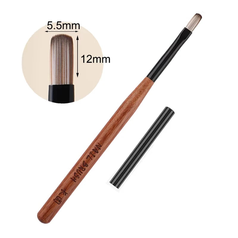 Professional Nail Art Brush Pen — Fine Nylon Bristles for Gel & Acrylic