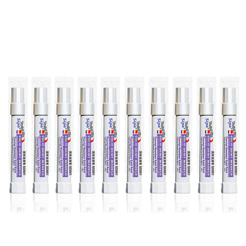 Solid Paint Pen Set — Waterproof & High Temperature Resistant Markers