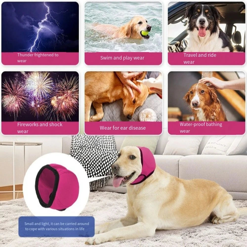 Noise Reduction Dog Ear Covers — Calming Hearing Protection for Pets