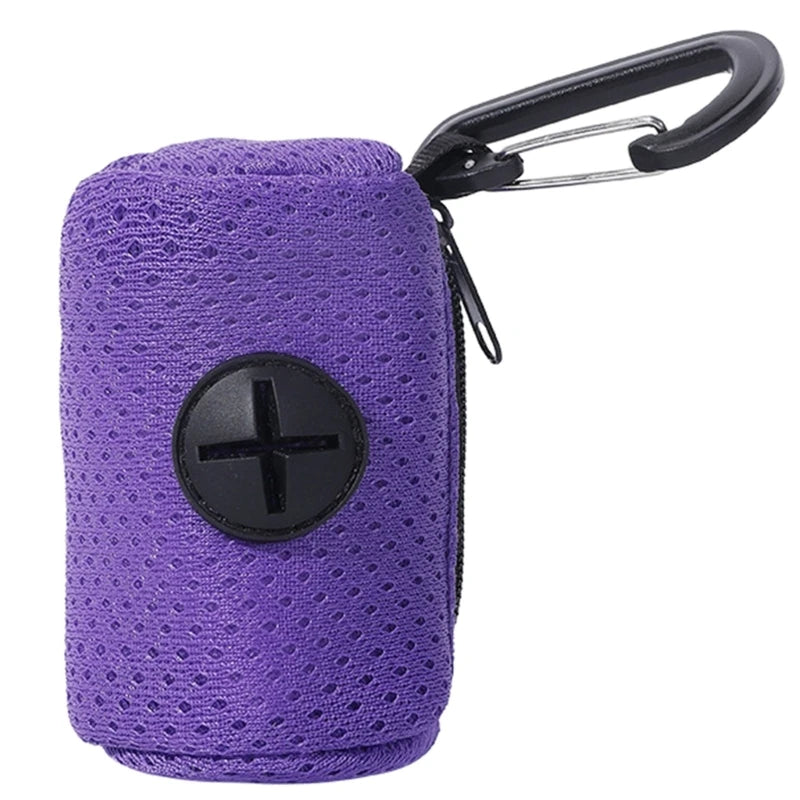 Pet Waste Bag Dispenser — Durable Mesh Poop Bag Holder for Walks