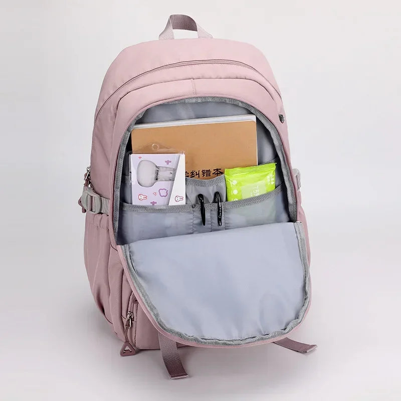 YIYUEQIANLI Kids School Backpack — Large Waterproof Book Bag for Girls
