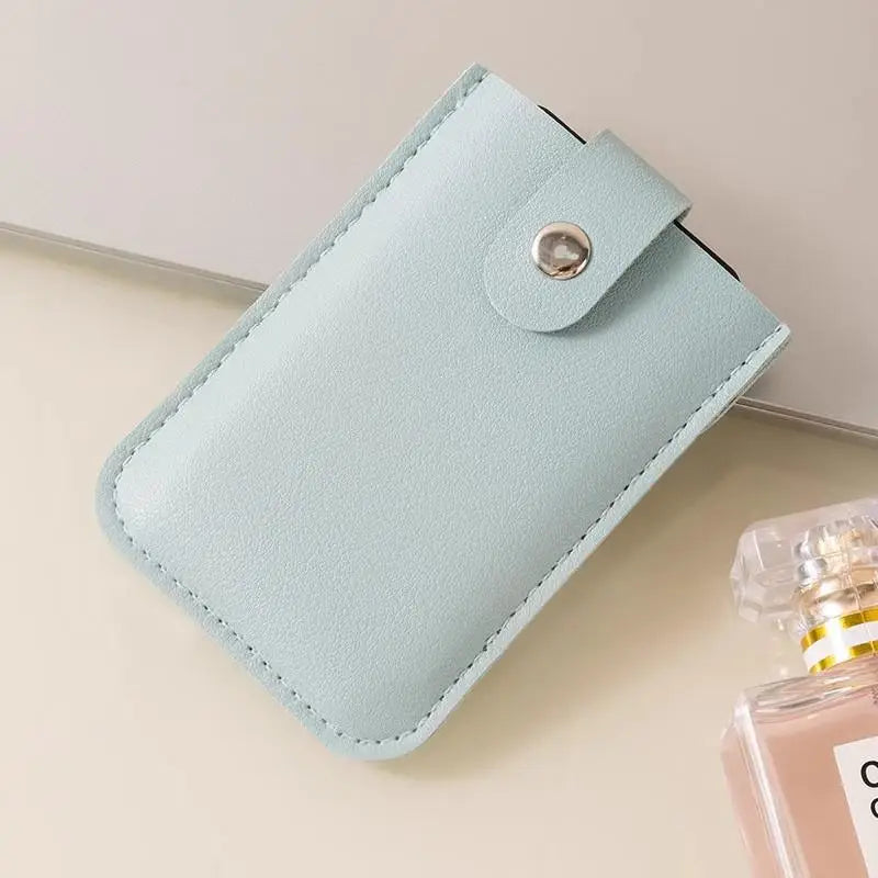 SDJZT Slim Card Holder — Minimalist Floral Wallet for Travel & Commuting