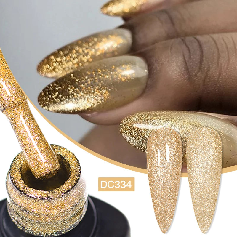 Mtssii Reflective Glitter Gel Nail Polish — Sparkling Holographic Effect