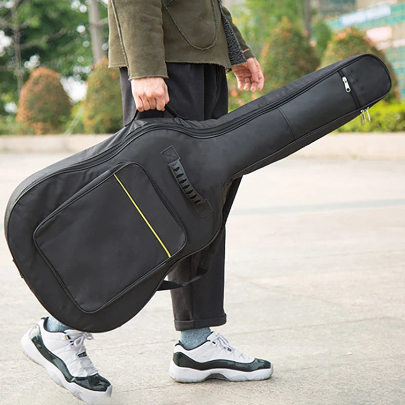 Acoustic Guitar Gig Bag — Waterproof Padded Oxford Nylon Case