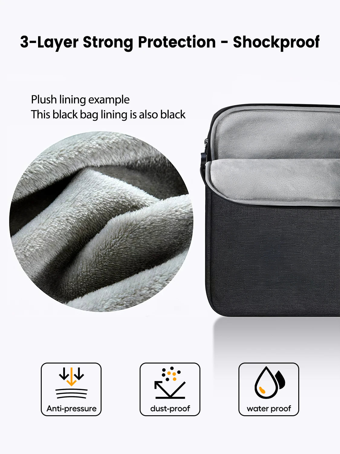 Uperfect 24.5" Laptop Sleeve — Protective Carrying Case for Portable Monitors