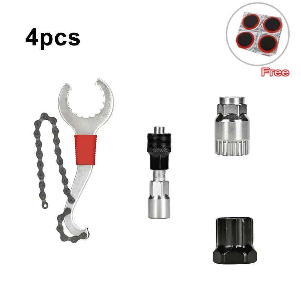 Professional Bike Repair Tool Kit — Comprehensive Maintenance Set for MTB and Road Bikes