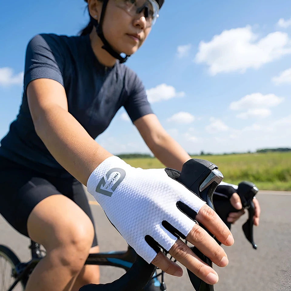 GTUBIKE Cycling Gloves — Breathable Shockproof Half Finger Mitts