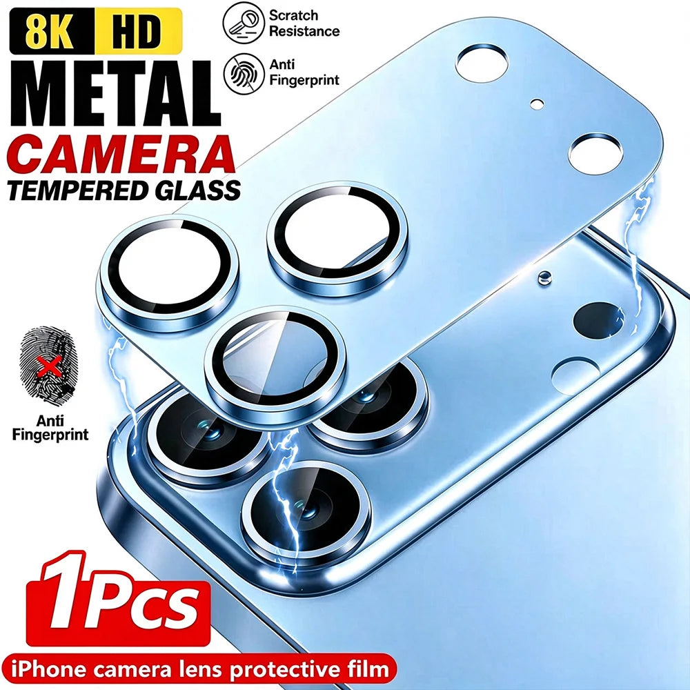 NNBILI Metal Glass Camera Lens Protector — Durable Lens Cover Accessory