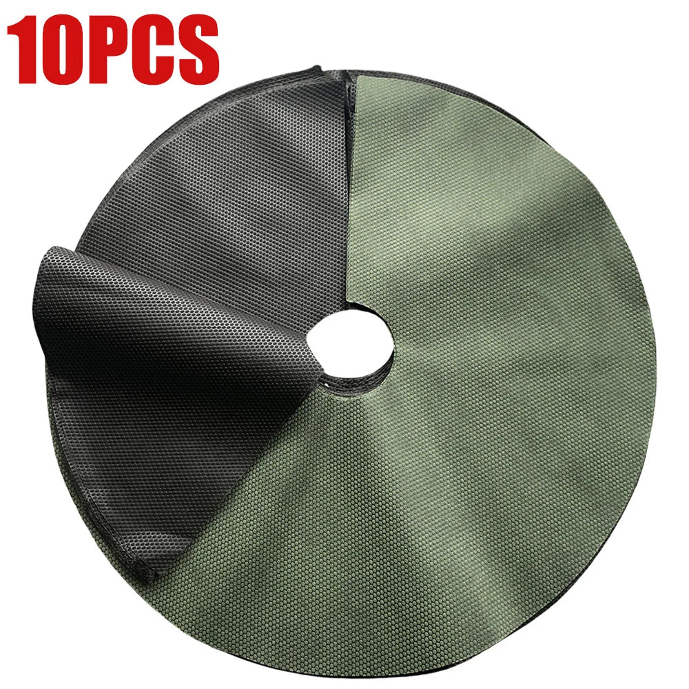 Tree Mulch Ring Weed Barrier — Biodegradable Garden Protector Mat