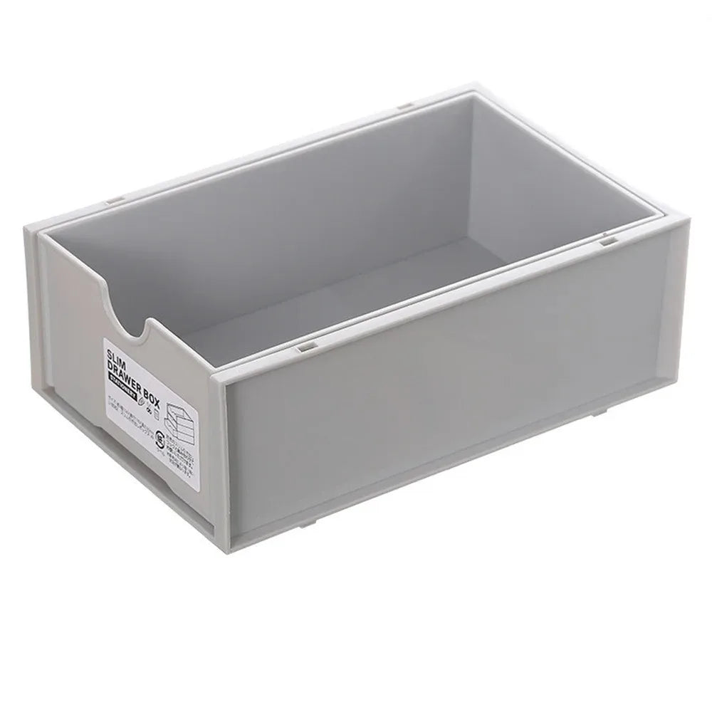 Stackable Desktop Storage Drawers — Versatile Organizer for Office & Cosmetics