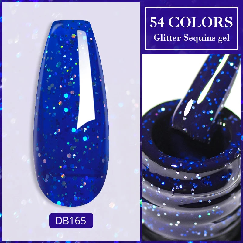 Mtssii Reflective Glitter Gel Nail Polish — Sparkling Holographic Effect