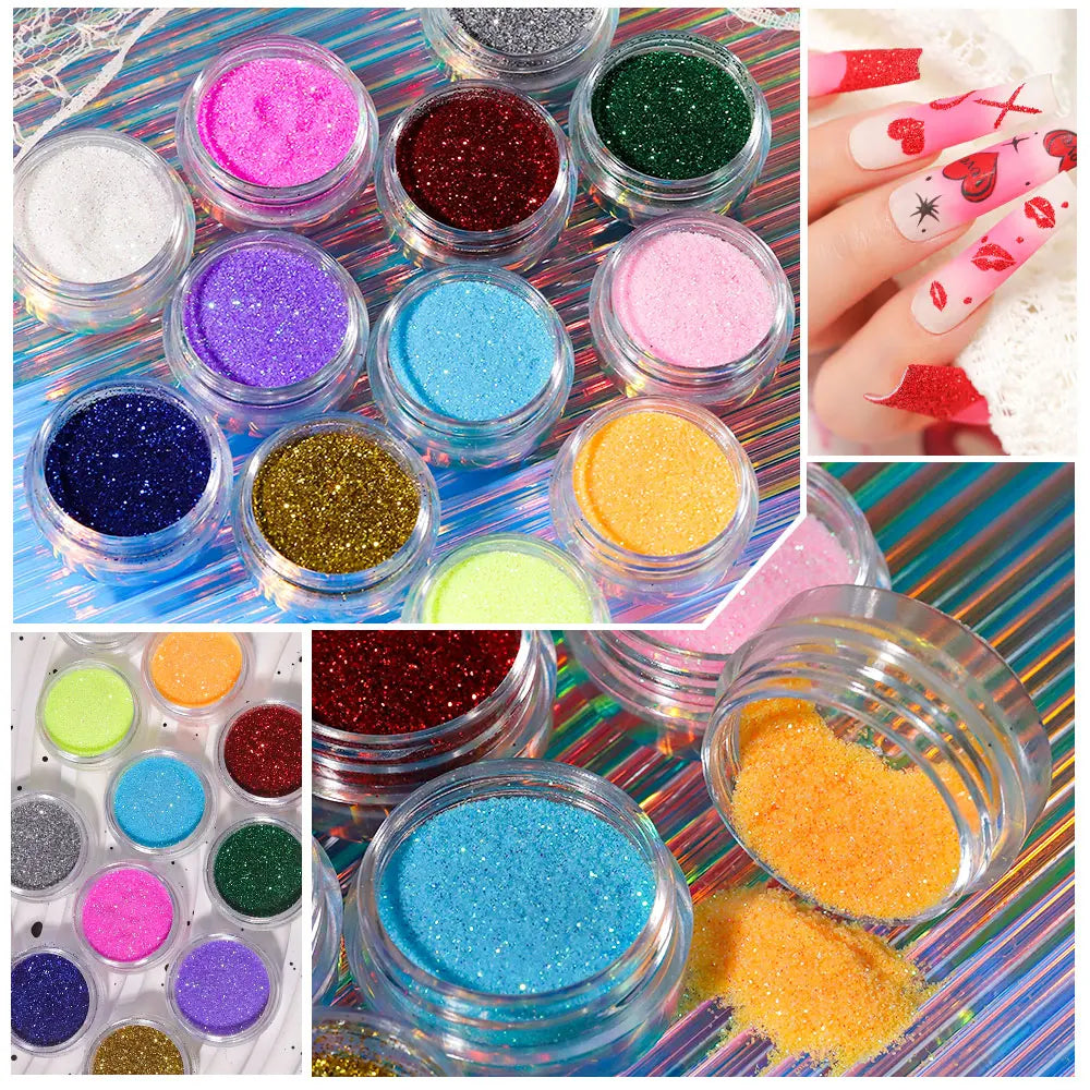 Limegirl Acrylic Nail Starter Kit — Professional Powder & Glitter Set
