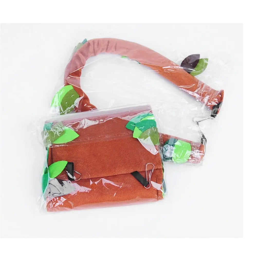 Small Animal Hanging Hammock Set — Soft Plush Cage Bed & Tunnel