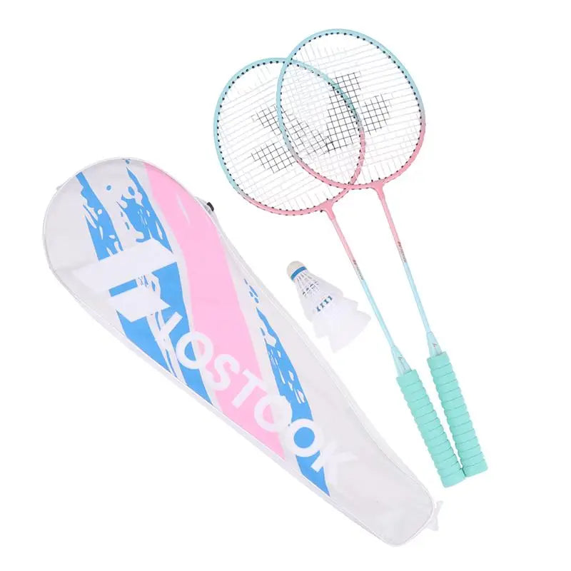 JETTING Badminton Set — Durable Iron Alloy Rackets with Shuttlecocks