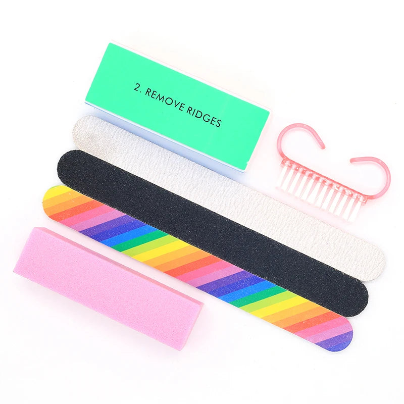 FUMOSIK Nail Buffer Block — Professional Manicure & Pedicure Smoothing Tool