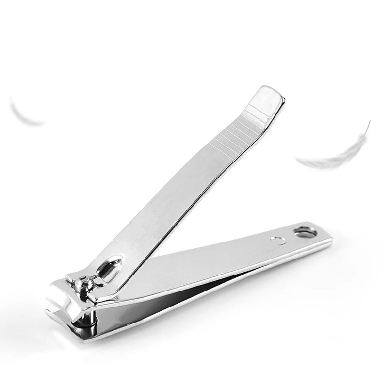 Stainless Steel Nail Clipper — Sharp Professional Trimmer for Fingernails and Toenails
