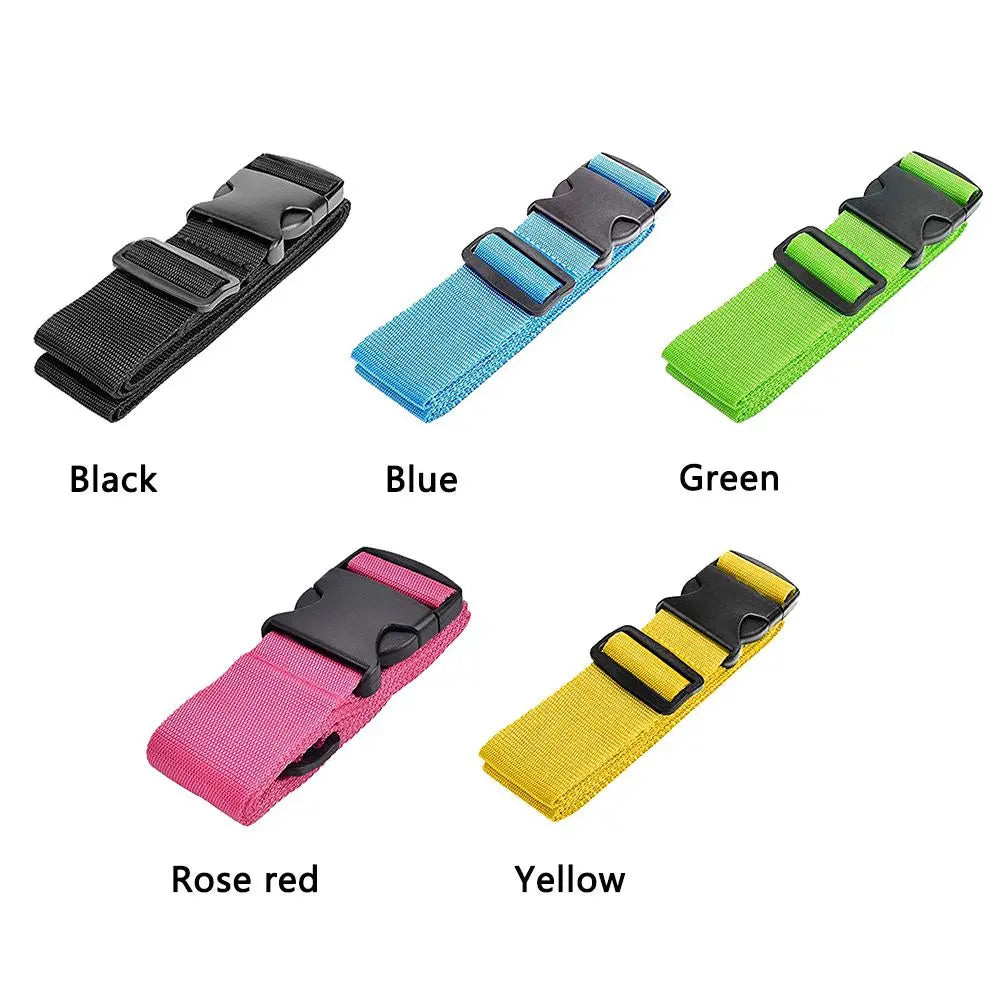 Adjustable Luggage Safety Straps — Secure Travel Packing Belts