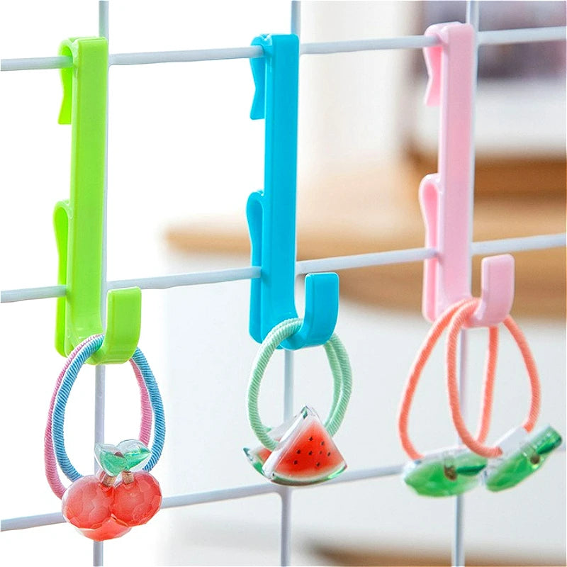 Multi-Purpose Mesh Panel Hooks — Versatile Wall-Mounted Display Racks