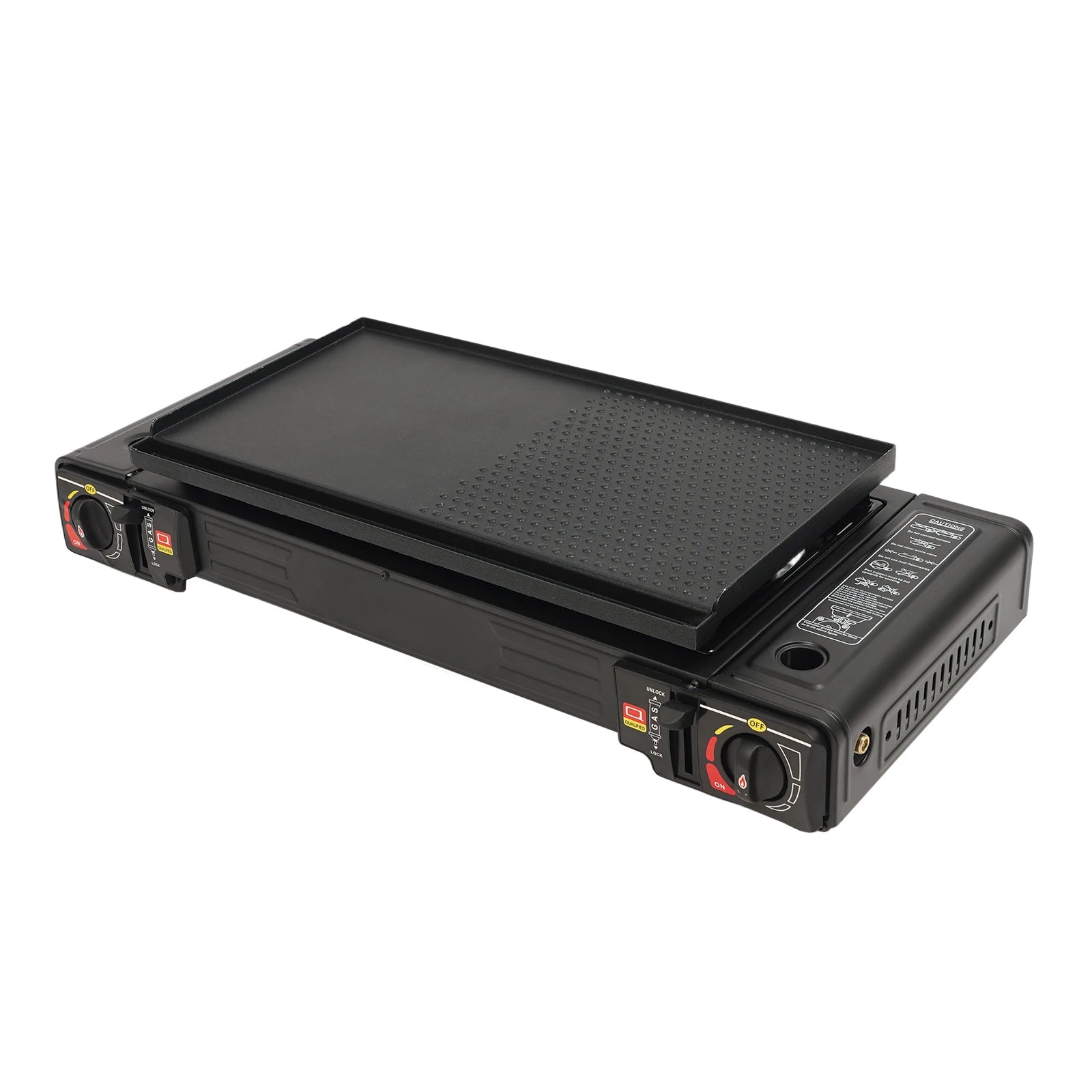 Double Burner Portable Gas Stove — High Power Camping Cooktop with Case
