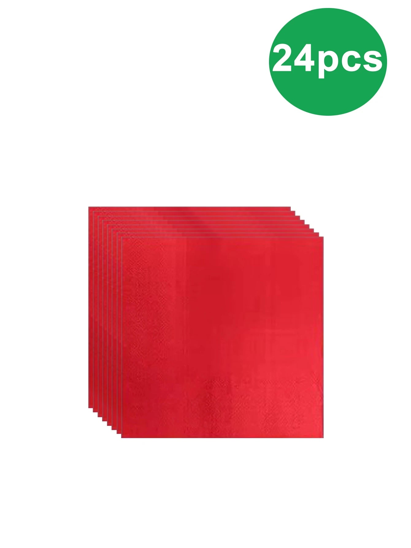 Red Disposable Tableware Set — Versatile Paper Party Supplies