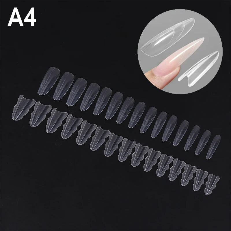 KittenBaby Poly Dual Forms — Reusable Nail Extension Molds for DIY Manicure