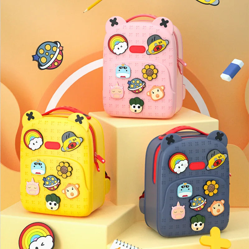 AWINPOP Kids Kawaii Backpack — Waterproof EVA School Bag for Boys and Girls