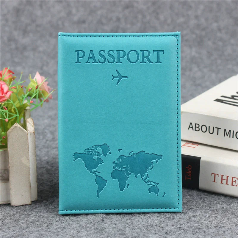 cosyde PU Leather Passport Cover — Travel Document Organizer & Card Holder