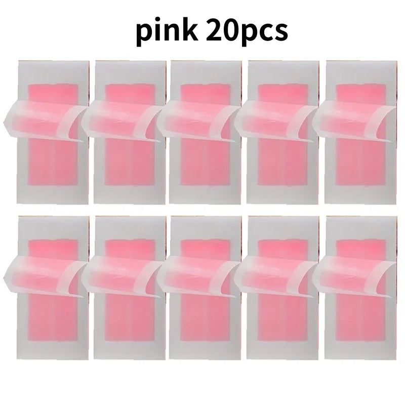 Professional Wax Hair Removal Strips — Double-Sided Paper for Body and Face