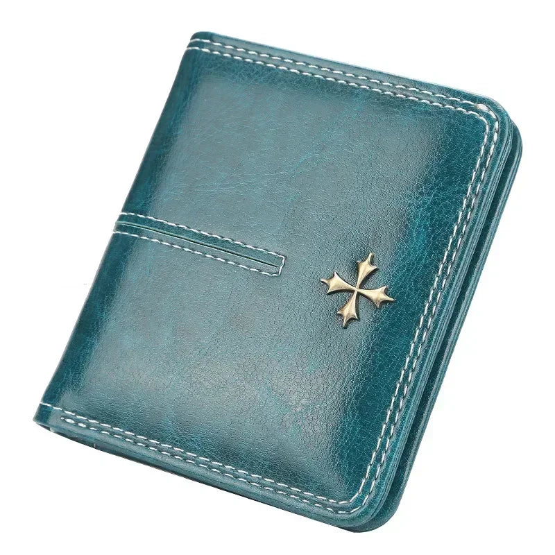 UOSU Women's PU Leather Wallet — Compact Mini Purse with Card Holders