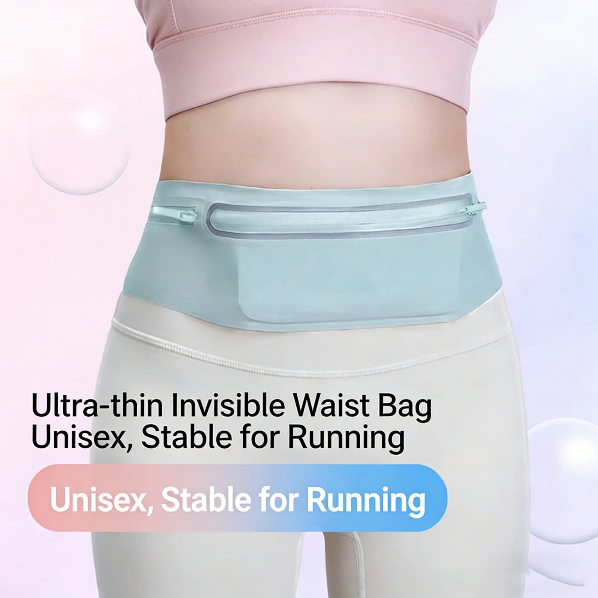 CWILKES Running Waist Belt — Waterproof Sports Fanny Pack for Phone