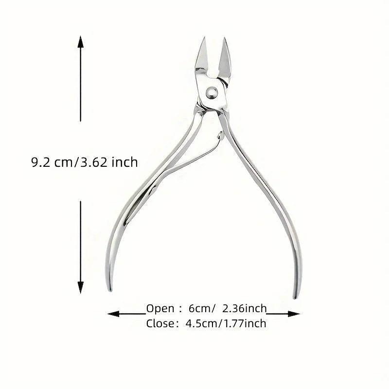FUMOSIK Stainless Steel Cuticle Nipper — Professional Manicure & Pedicure Tool