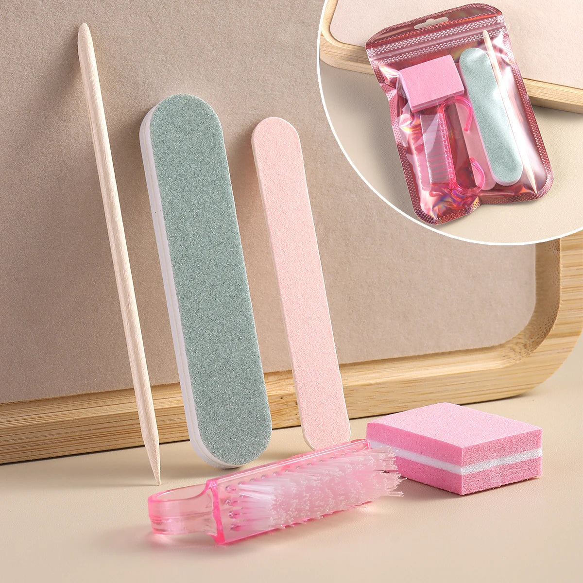 Professional Nail Art Kit — Manicure Preparation & Polishing Set