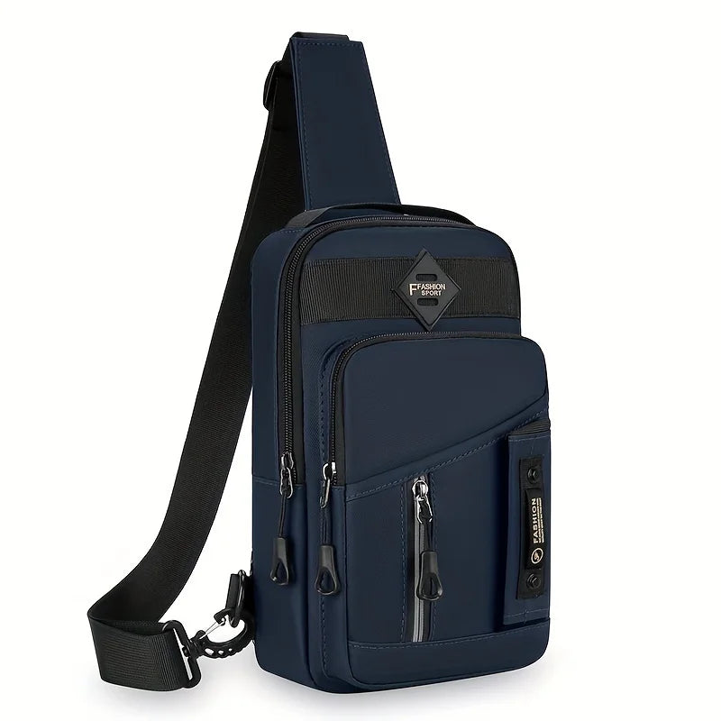 Men's Multifunctional Chest Bag — Crossbody Sling for Travel and Daily Commute