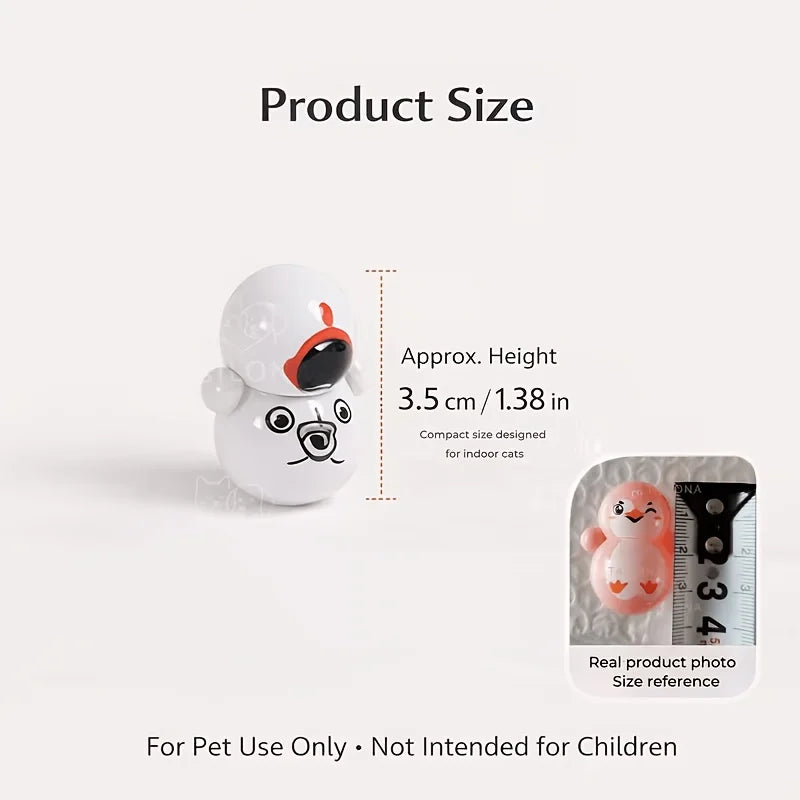 Self-Rolling Cat Toy Set — Interactive Indoor Puzzle Toys for Pets