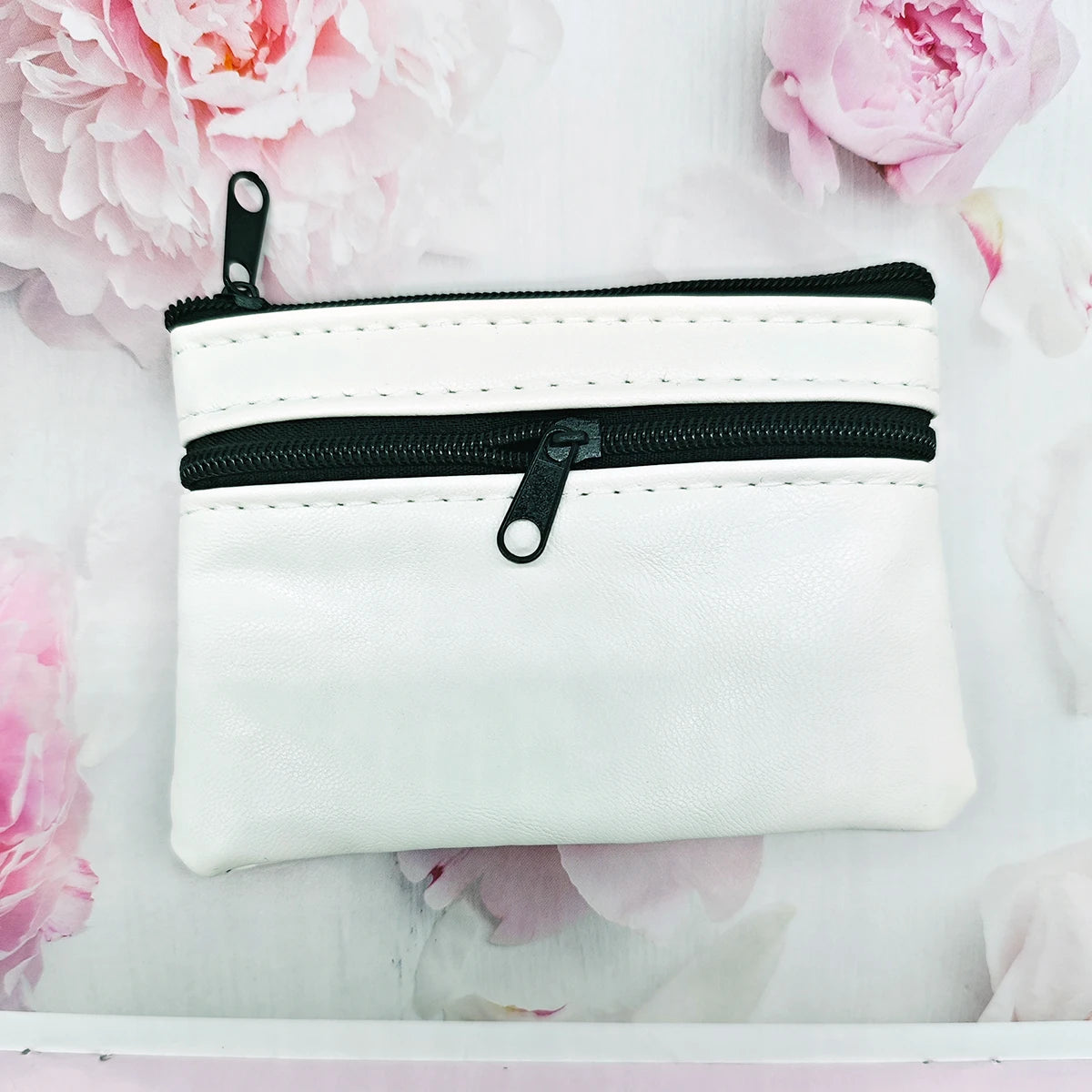 Compact PU Leather Coin Purse — Small Zippered Wallet for Change & Keys