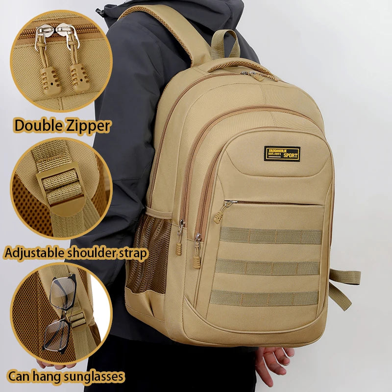 Universal Multi-Purpose Laptop Backpack — Durable Oxford Travel Bag