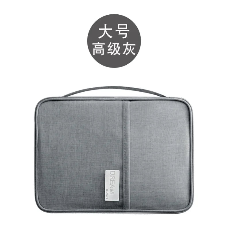 Waterproof Travel Wallet — Multi-Pocket Passport & Document Organizer