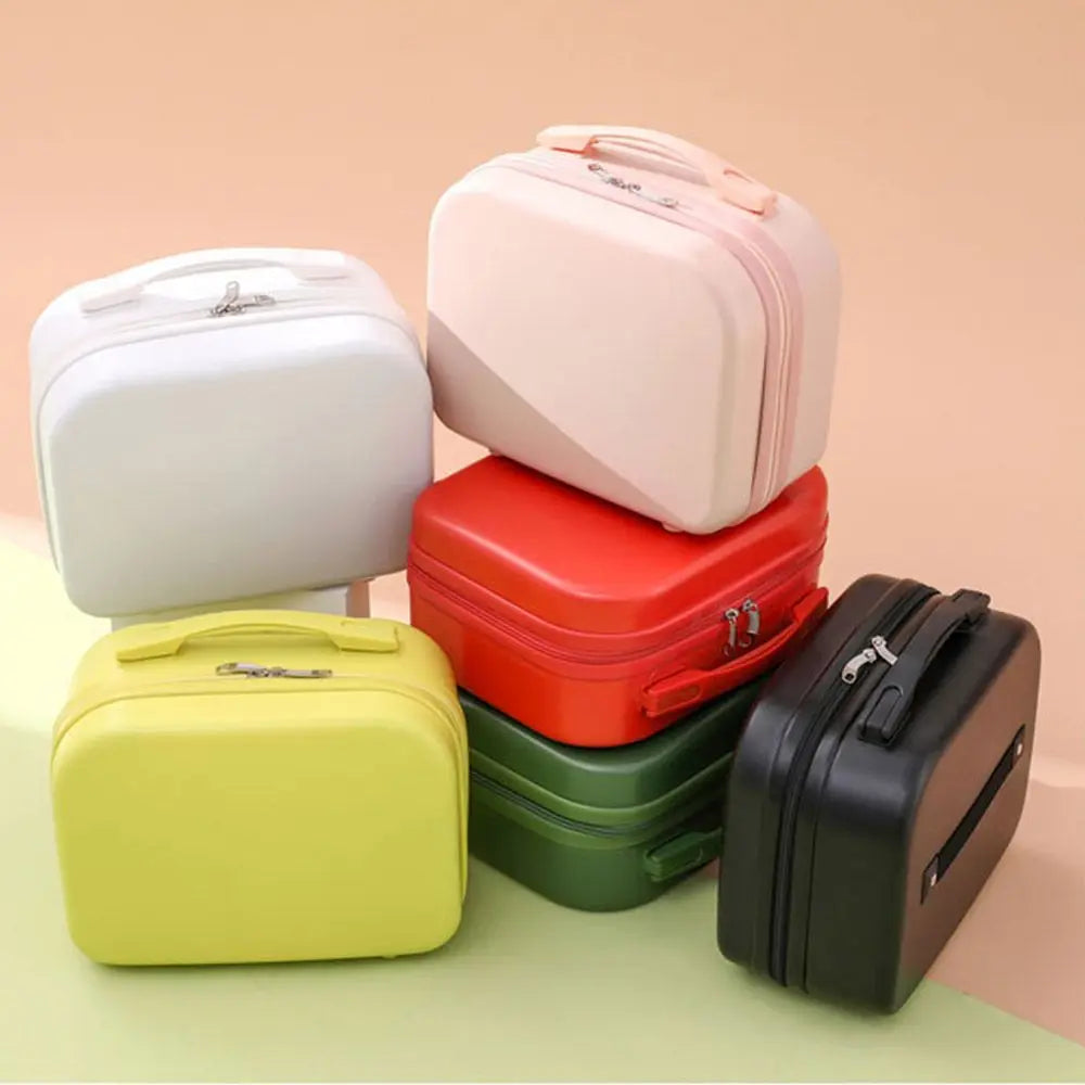 ISKYBOB Mini Carry On Suitcase — Compact Travel Luggage & Makeup Organizer