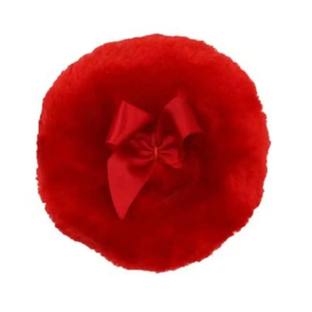 Large Fluffy Velour Powder Puff — Soft Face and Body Makeup Applicator