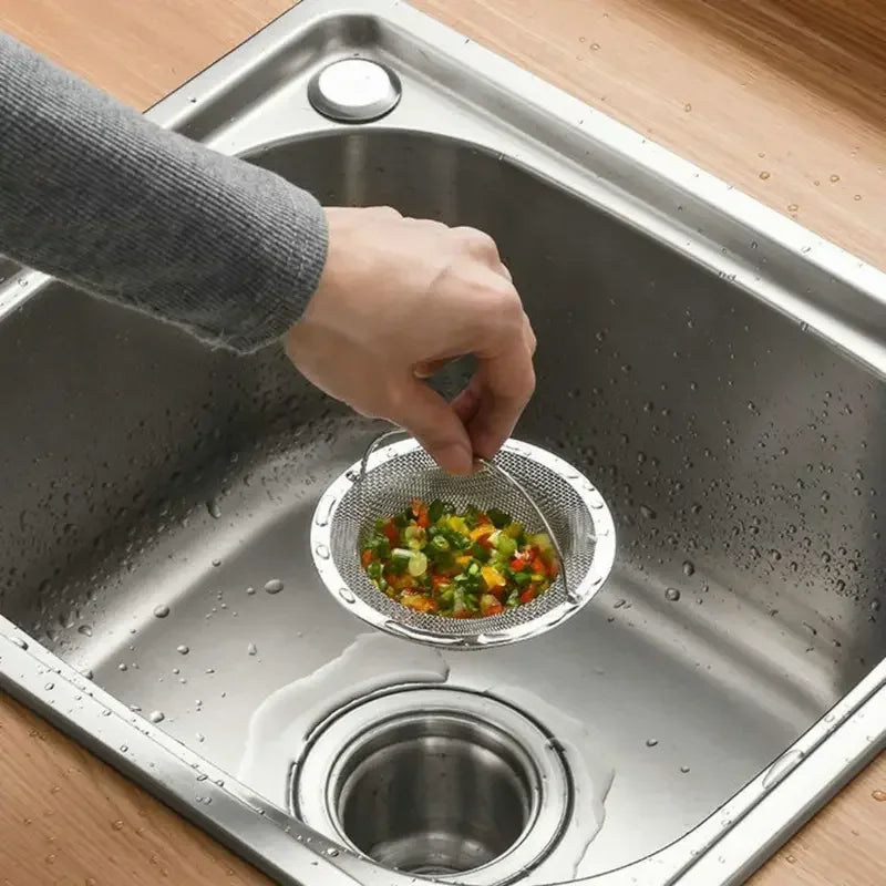 Stainless Steel Kitchen Sink Filter — Anti-Clogging Drain Protector