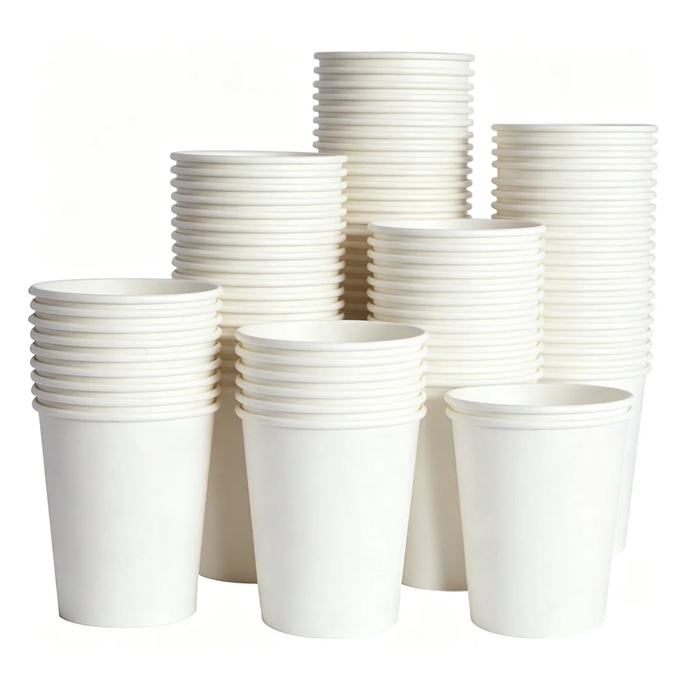 Solid Color Paper Plates — Disposable 7-Inch Party Tableware