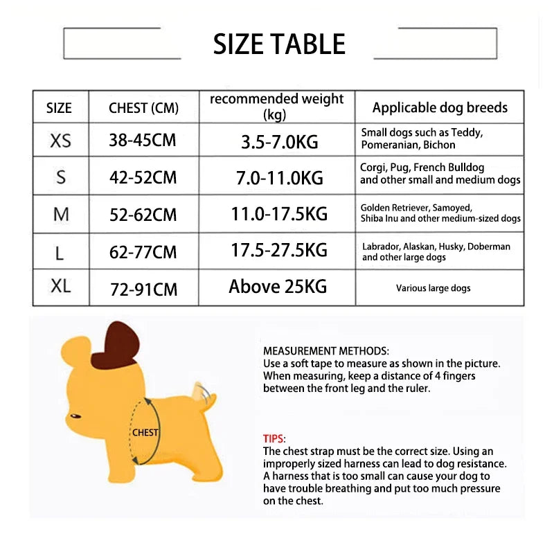 Breathable Nylon Dog Vest Harness — Adjustable Quick Release Design