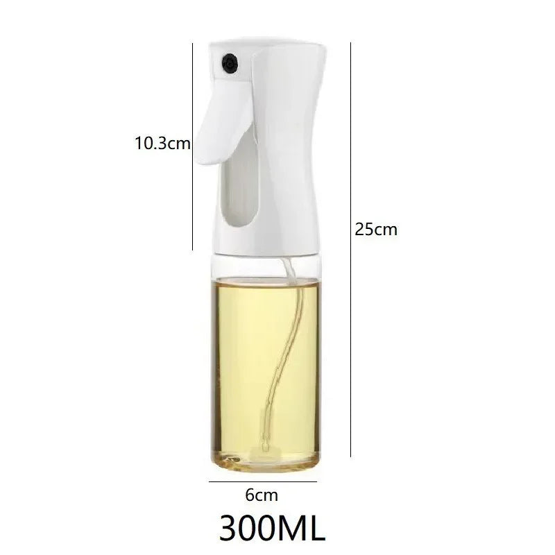 Oil Spray Dispenser Bottle — Reusable Mist Sprayer for Cooking & BBQ