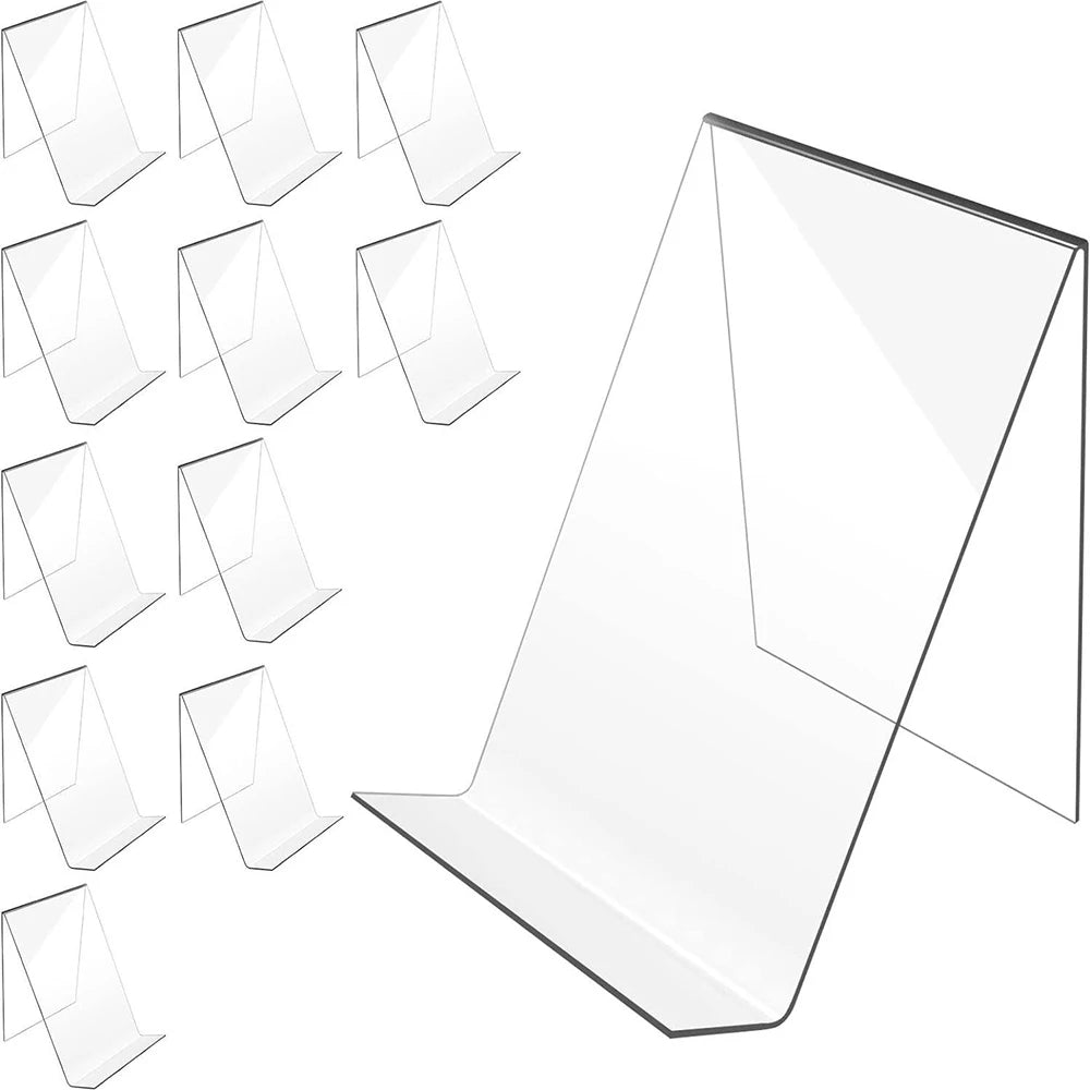 Acrylic Easel Display Stands — Versatile Support for Books, Tablets, and Art