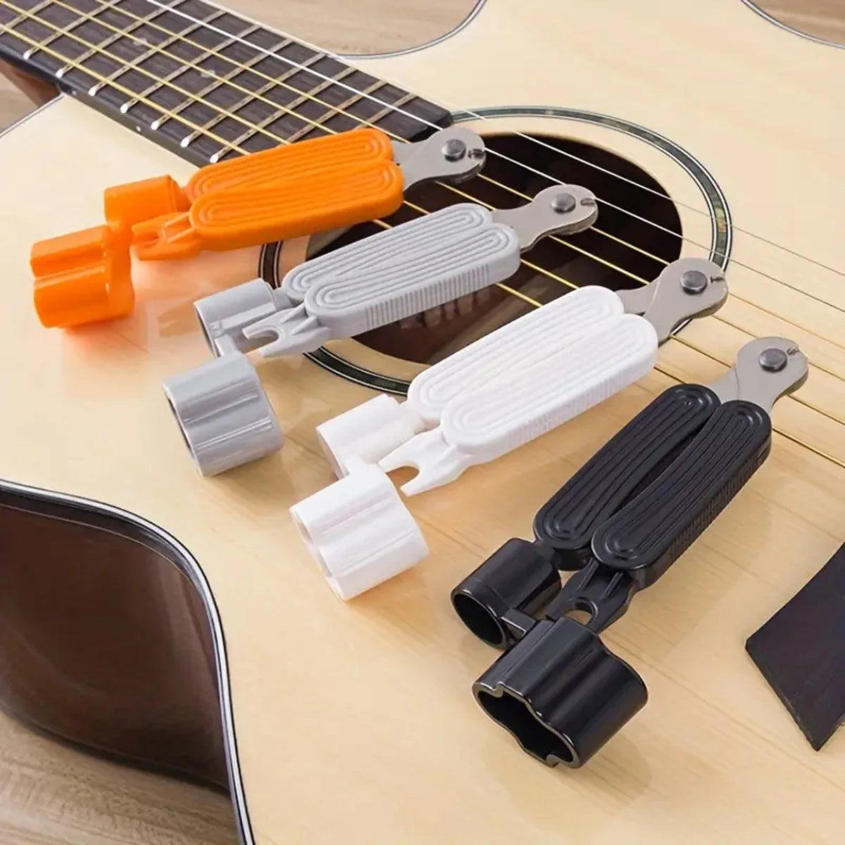 3-in-1 Guitar String Winder — Multi-Functional Instrument Repair Tool
