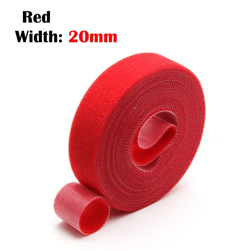 Reusable Nylon Cable Ties — Self-Adhesive Wire Management Straps
