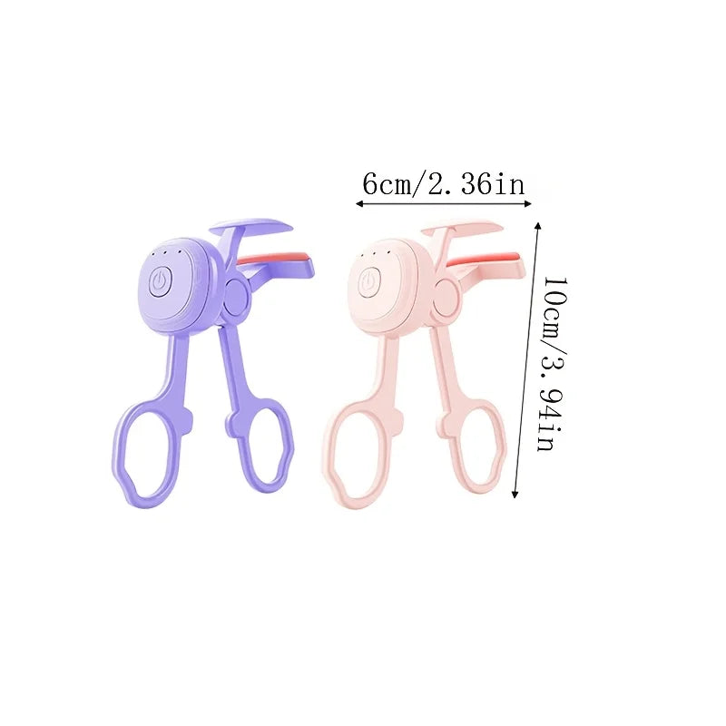 Rechargeable Electric Eyelash Curler — Heated Tool for Long-Lasting Lift