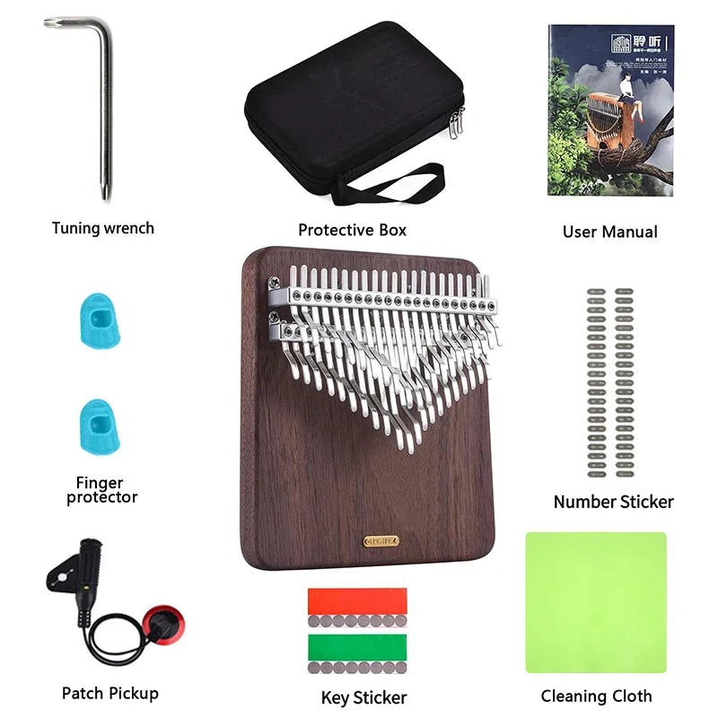 Chromatic Kalimba Thumb Piano — Professional Musical Instrument for All Skill Levels