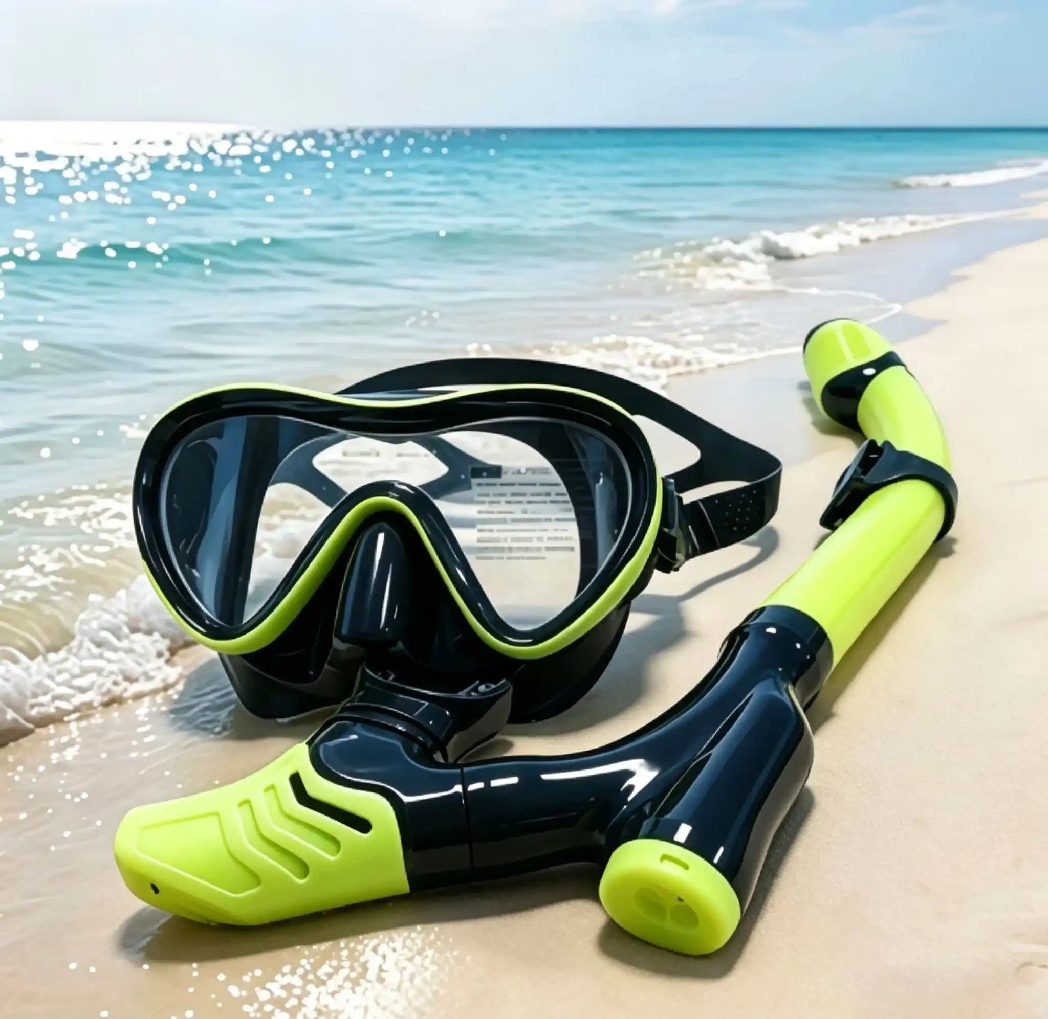 QYQ Full-Dry Snorkel Mask Set — Wide Vision Swimming Gear