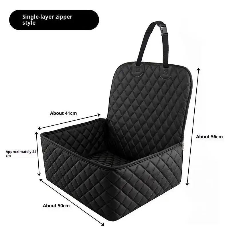 Waterproof Pet Car Seat Cover — Durable Rear Seat Cushion for Dogs & Cats